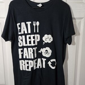 Black Graphic Men's T-Shirt